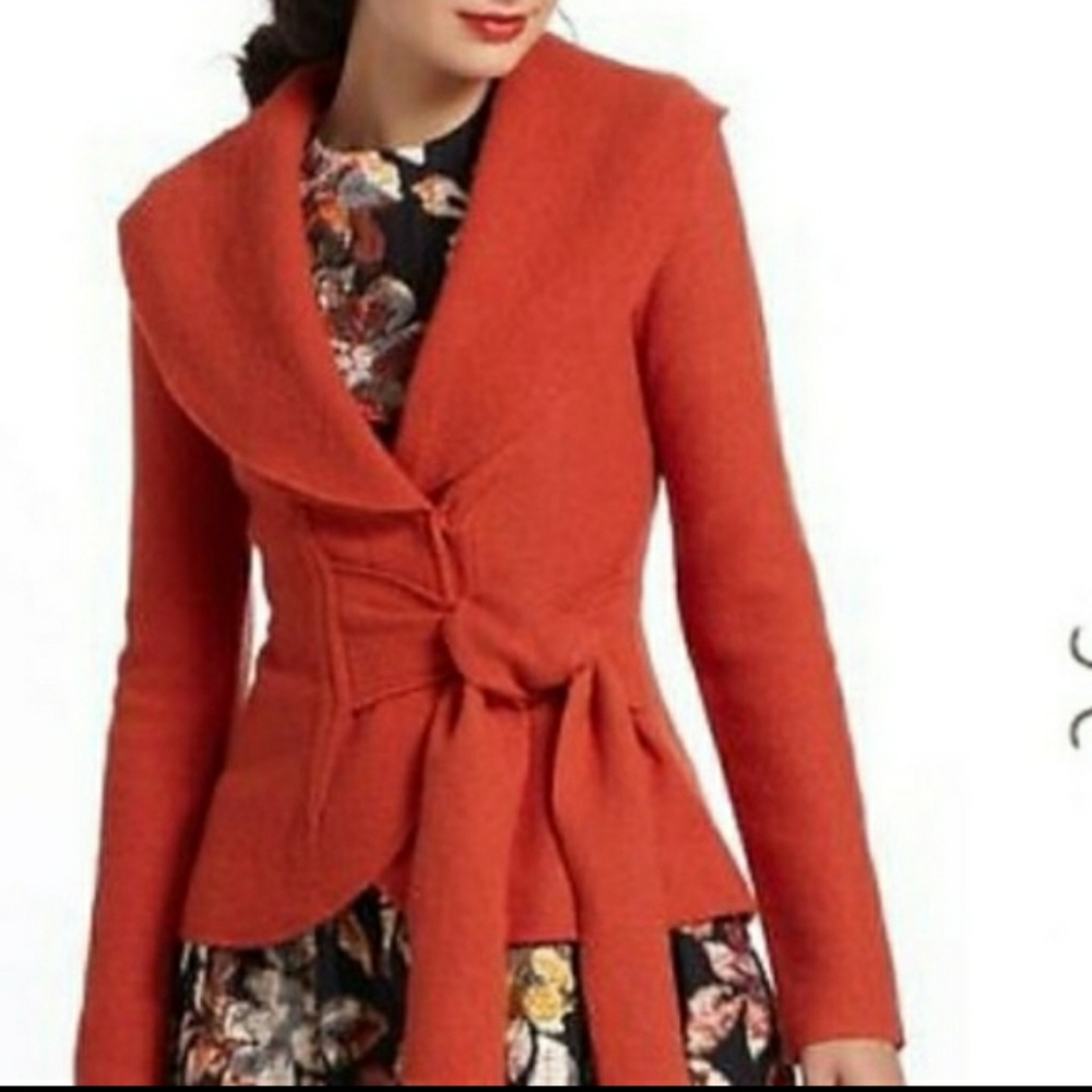 Anthropologie Rosie Neira Tie Sweater